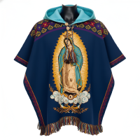 Poncho 11 Gudalupe Tejido